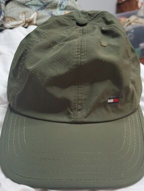 Tommy Hilfiger Army Green Logo Baseball Cap